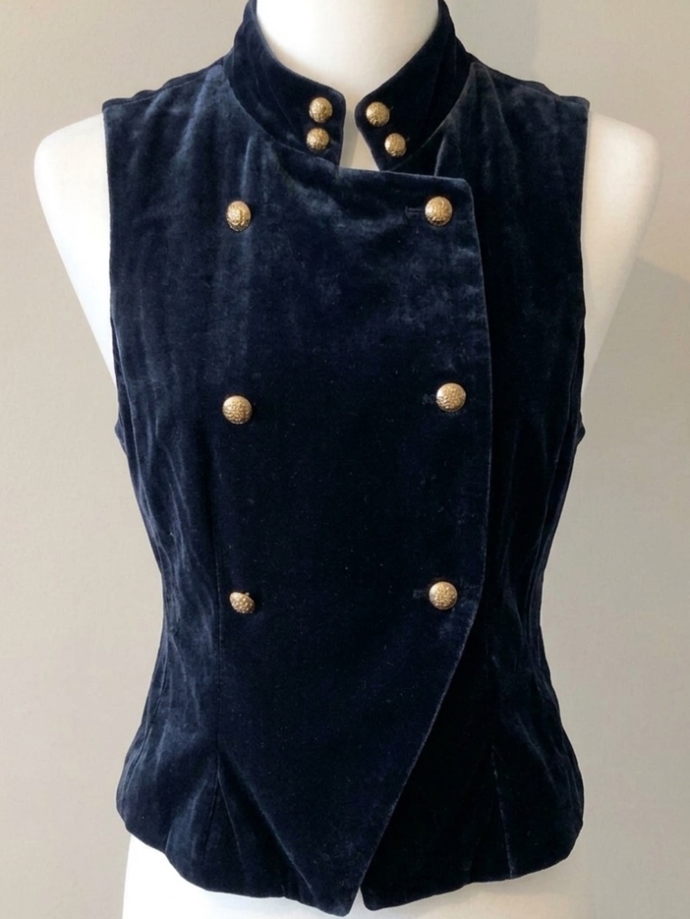 Intermix Velvet Vest Size S